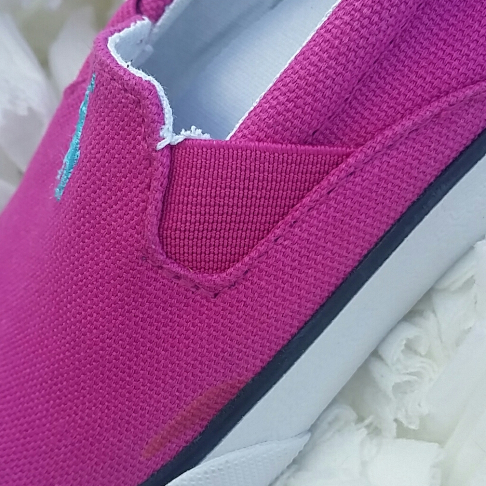 Polo Ralph Lauren Pink Slip-on Boat Shoes 10 ☀️⛵️ - Picture 5 of 6